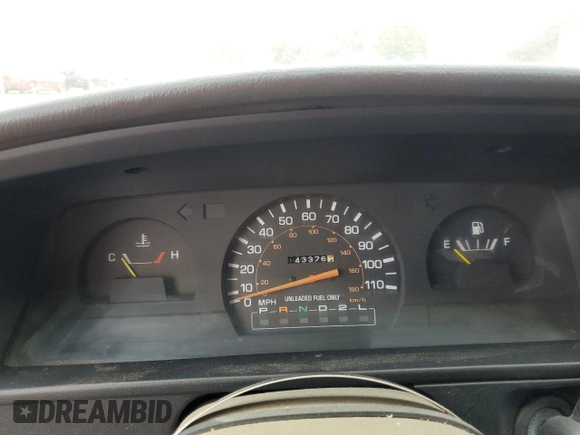 1991 Toyota Pickup DLX с VIN JT4RN93P9M5040575, выставлен на аукционе Copart как лот 58934495 с пробегом 43 376 миль миль и Списание • Salvage title. История ставок и продаж доступна на DreamBid. Изображение 9.