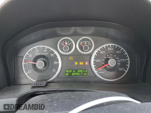 2009 Ford Fusion SEL with VIN 3FAHP08Z29R217344, listed as a Copart auction lot 48298295 with 65,753 mi miles and Salvage Title. Bid and sale history available at carsss.com. Image 9.