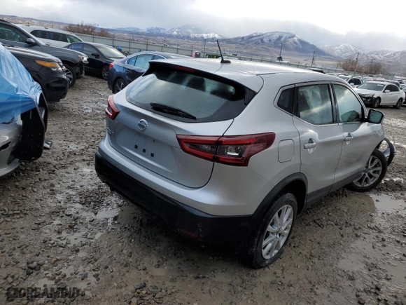 2022 Nissan Rogue Sport S with VIN JN1BJ1AV3NW345388, listed as a Copart auction lot 47971865 with 56,706 mi miles and Clean Title. Bid and sale history available at carsss.com. Image 3.
