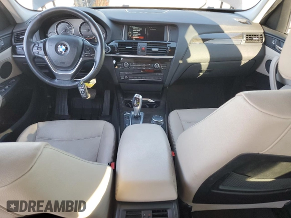 2016 BMW X3 xDrive28i with VIN 5UXWX9C53G0D70503, listed as a Copart auction lot 48084695 with 81,439 mi miles and Clean Title. Bid and sale history available at DreamBid. Image 8.