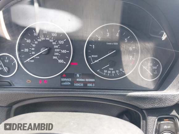 2014 BMW 3 Series 328i with VIN WBA3C1C52EK110753, listed as a IAAI auction lot 42444129 with 169,035 mi miles and . Bid and sale history available at DreamBid. Image 15.