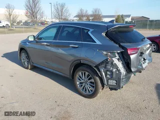 2023 Infiniti QX50 LUXE with VIN 3PCAJ5BB5PF116979, listed as a IAAI auction lot 41740963 with 17,160 mi miles. Bid and sale history available at carsss.com. Image 3.