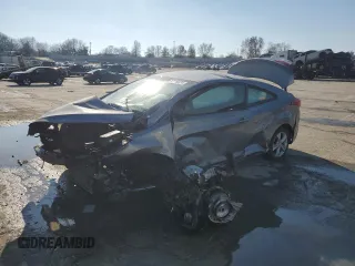 2013 Hyundai Elantra Coupe GS with VIN KMHDH6AE6DU009416, listed as a Copart auction lot 83116824 with 0 mi miles and Salvage Title. Bid and sale history available at carsss.com. Image 1.