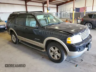 2005 Ford Explorer Eddie Bauer with VIN 1FMDU74W45UA32717, listed as a Copart auction lot 75333914 with 155,526 mi miles and Salvage title. Bid and sale history available at DreamBid. Image 4.