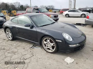 2007 Porsche 911 Carrera with VIN WP0AA29987S710907, listed as a Copart auction lot 84843114 with 0 mi miles and Salvage Title. Bid and sale history available at carsss.com. Image 4.