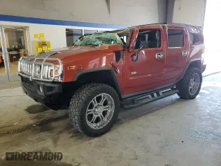 2003 Hummer H2 with VIN 5GRGN23UX3H140930, listed as a Copart auction lot 50798495 with 86,971 mi miles and Salvage Title. Bid and sale history available at carsss.com. Image 1.