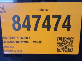 2013 Toyota Tacoma with VIN 5TFTX4CN0DX023945, listed as a IAAI auction lot 42848918 with 322,066 mi miles and . Bid and sale history available at DreamBid. Image 17.