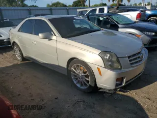 2007 Cadillac CTS with VIN 1G6DP577X70135657, listed as a Copart auction lot 74040164 with 0 mi miles and Salvage Title. Bid and sale history available at carsss.com. Image 4.
