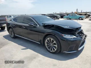 2021 Lexus LS with VIN JTHD51FF7M5015431, listed as a Copart auction lot 65837713 with 16,573 mi miles and Salvage Title. Bid and sale history available at carsss.com. Image 4.