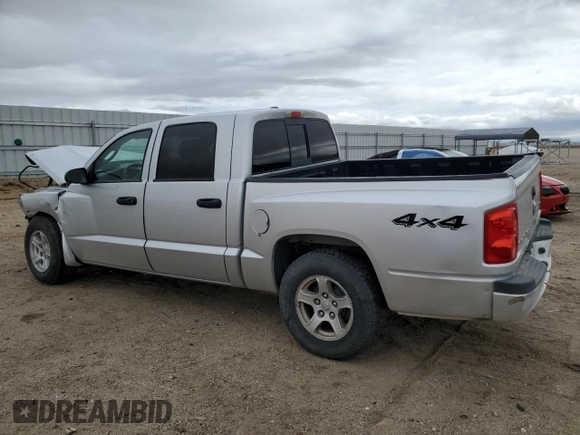 2007 Dodge Dakota SLT with VIN 1D7HW48N77S110606, listed as a Copart auction lot 48617905 with 234,017 mi miles and Salvage Title. Bid and sale history available at carsss.com. Image 2.
