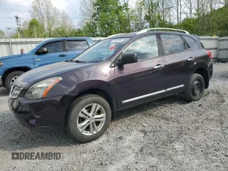 2015 Nissan Rogue S z VIN JN8AS5MV0FW770386, wystawiony jako Copart lot #54551065 z przebiegiem 135 428 mil mil oraz Szkoda całkowita • Salvage title. Historia ofert i sprzedaży dostępna na DreamBid. Obrazek 1.