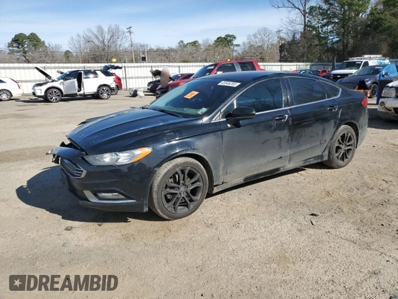 2018 Ford Fusion SE with VIN 3FA6P0T94JR180798, listed as a Copart auction lot 45946285 with 248,239 mi miles and Salvage Title. Bid and sale history available at carsss.com. Image 1.