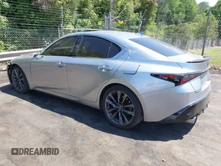 2024 Lexus IS 350 F Sport z VIN JTHGZ1B2XR5078857, wystawiony jako IAAI lot #42172598 z przebiegiem 21 389 mil mil oraz . Historia ofert i sprzedaży dostępna na DreamBid. Obrazek 3.