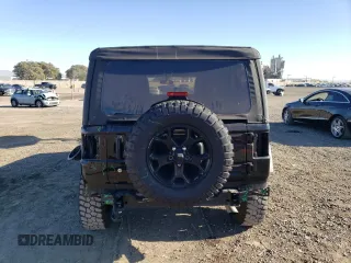 2022 Jeep Wrangler Unlimited Willys with VIN 1C4HJXDN5NW195192, listed as a Copart auction lot 80889294 with 50,847 mi miles and Salvage title. Bid and sale history available at DreamBid. Image 6.