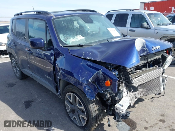 2018 Jeep Renegade Latitude with VIN ZACCJABB0JPH10574, listed as a IAAI auction lot 41736481 with 70,730 mi miles and . Bid and sale history available at DreamBid. Image 6.