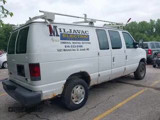 2007 Ford Econoline Cargo Commercial with VIN 1FTNE24L17DA50691, listed as a IAAI auction lot 42754142 with 213,906 mi miles and . Bid and sale history available at DreamBid. Image 4.