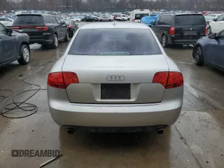 2005 Audi A4 2.0T with VIN WAUAF68E75A448109, listed as a Copart auction lot 83555214 with 252,242 mi miles and Salvage Title. Bid and sale history available at carsss.com. Image 6.