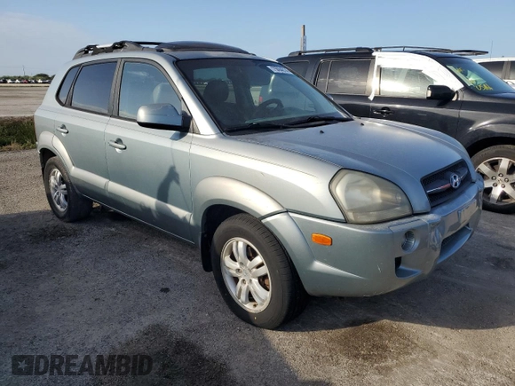 2007 Hyundai Tucson SE with VIN KM8JN12DX7U669516, listed as a Copart auction lot 75064014 with 60,360 mi miles and Salvage Title. Bid and sale history available at carsss.com. Image 4.