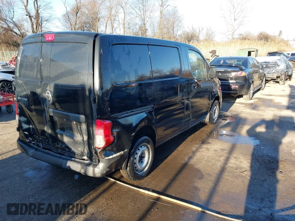 2013 Nissan NV200 SV with VIN 3N6CM0KN1DK697250, listed as a IAAI auction lot 41519653 with 200,379 mi miles and . Bid and sale history available at carsss.com. Image 4.