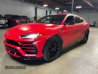 2019 Lamborghini Urus z VIN ZPBUA1ZL8KLA04356, wystawiony jako Copart lot #80452844 z przebiegiem 12 936 mil mil oraz Tytuł czysty. Historia ofert i sprzedaży dostępna na DreamBid. Obrazek 2.