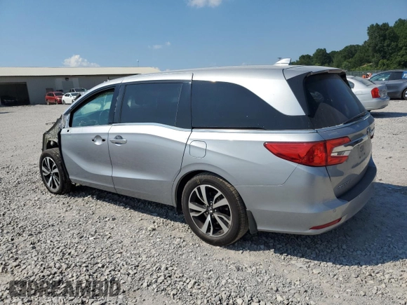 2018 Honda Odyssey Elite with VIN 5FNRL6H94JB010442, listed as a Copart auction lot 62077815 with 118,058 mi miles and Salvage title. Bid and sale history available at DreamBid. Image 2.