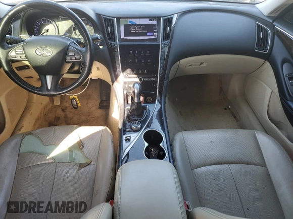 2016 Infiniti Q50 Premium с VIN JN1EV7AP0GM302647, выставлен на аукционе Copart как лот 48780765 с пробегом 131 561 миль миль и Списание • Salvage title. История ставок и продаж доступна на DreamBid. Изображение 8.