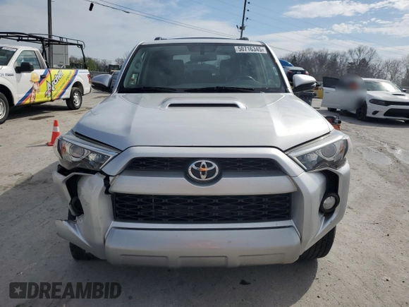 2015 Toyota 4Runner Limited with VIN JTEBU5JR0F5233343, listed as a Copart auction lot 50716345 with 125,691 mi miles and Salvage Title. Bid and sale history available at DreamBid. Image 5.