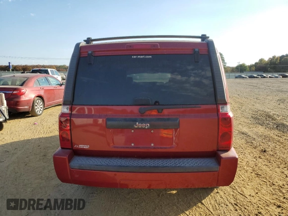 2006 Jeep Commander with VIN 1J8HH48N96C179559, listed as a Copart auction lot 77685214 with 184,513 mi miles and Clean Title. Bid and sale history available at carsss.com. Image 6.