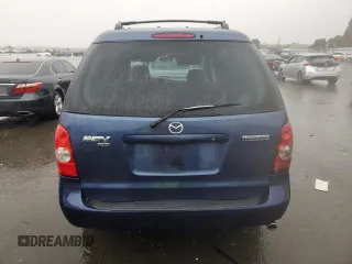 2003 Mazda MPV LX with VIN JM3LW28J730370748, listed as a Copart auction lot 45080795 with 185,696 mi miles and Clean Title. Bid and sale history available at carsss.com. Image 6.