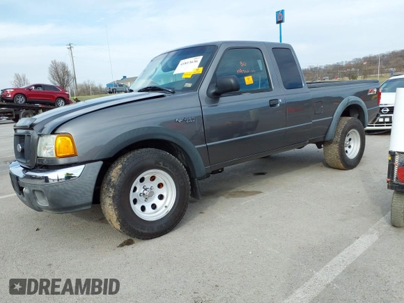 2004 Ford Ranger XL Fleet with VIN 1FTZR45E44PA98410, listed as a IAAI auction lot 41813636 with 248,007 mi miles. Bid and sale history available at carsss.com. Image 2.