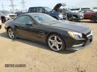 2014 Mercedes-Benz SL-Class SL 550 with VIN WDDJK7DAXEF028201, listed as a Copart auction lot 64588264 with 17,206 mi miles and Salvage Title. Bid and sale history available at carsss.com. Image 4.