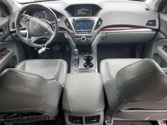 2015 Acura MDX Technology with VIN 5FRYD4H41FB019283, listed as a Copart auction lot 54602125 with 139,322 mi miles and Salvage title. Bid and sale history available at DreamBid. Image 8.