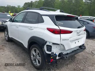 2023 Hyundai Kona SEL with VIN KM8K62AB9PU041695, listed as a IAAI auction lot 42030979 with 4,552 mi miles. Bid and sale history available at carsss.com. Image 3.