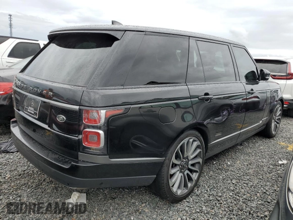 2021 Land Rover Range Rover with VIN SALGS5SE6MA440585, listed as a Copart auction lot 74560844 with Not provided miles and Non repairable. Bid and sale history available at DreamBid. Image 3.