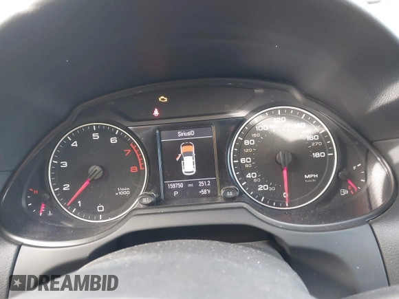 2012 Audi Q5 Premium Plus with VIN WA1DKAFP3CA036893, listed as a IAAI auction lot 42193345 with 159,750 mi miles and . Bid and sale history available at DreamBid. Image 7.