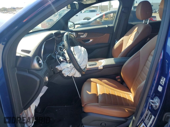 2020 Mercedes-Benz GLC with VIN WDC0G6EB7LF727642, listed as a Copart auction lot 73392554 with 31,585 mi miles and Salvage Title. Bid and sale history available at carsss.com. Image 7.