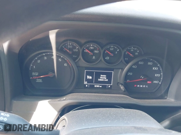 2024 Chevrolet Silverado 1500 Custom with VIN 1GCPABEK5RZ150356, listed as a IAAI auction lot 41806380 with 32,183 mi miles and . Bid and sale history available at DreamBid. Image 7.