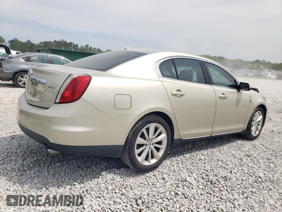 2011 Lincoln MKS EcoBoost with VIN 1LNHL9FT0BG601897, listed as a Copart auction lot 52746045 with 139,924 mi miles and Salvage Title. Bid and sale history available at DreamBid. Image 3.