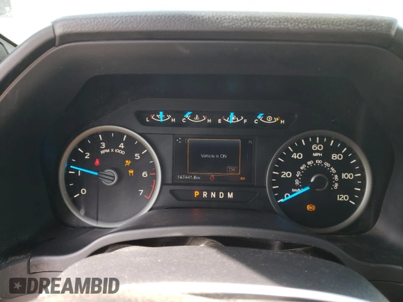2017 Ford F-150 XL with VIN 1FTEW1EG8HFC84714, listed as a Copart auction lot 44227695 with 147,441 mi miles and Salvage Title. Bid and sale history available at carsss.com. Image 9.