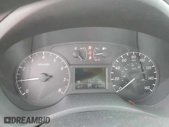 2017 Nissan Sentra S with VIN 3N1AB7AP5HY301516, listed as a Copart auction lot 57950815 with 127,697 mi miles and Salvage title. Bid and sale history available at DreamBid. Image 9.