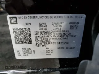 2025 Chevrolet Equinox EV LT z VIN 3GN7DLRP6SS121798, wystawiony jako Copart lot #45547575 z przebiegiem 2 147 mil mil oraz Szkoda całkowita • Salvage title. Historia ofert i sprzedaży dostępna na DreamBid. Obrazek 13.