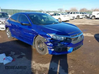 2017 Honda Civic Sedan LX with VIN 19XFC2F64HE010557, listed as a IAAI auction lot 41433110 with 111,418 mi miles. Bid and sale history available at carsss.com. Image 1.