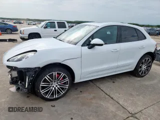 2017 Porsche Macan Turbo with VIN WP1AF2A50HLB61210, listed as a Copart auction lot 57868915 with 129,535 mi miles and Salvage title. Bid and sale history available at DreamBid. Image 1.
