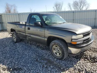 2001 Chevrolet Silverado 1500 with VIN 1GCEK14T31E122933, listed as a Copart auction lot 51150165 with 0 mi miles and Clean Title. Bid and sale history available at carsss.com. Image 4.