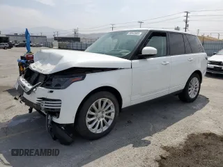 2020 Land Rover Range Rover HSE z VIN SALGS2RU0LA583154, wystawiony jako Copart lot #58543685 z przebiegiem 21 726 mil mil oraz Szkoda całkowita • Salvage title. Historia ofert i sprzedaży dostępna na DreamBid. Obrazek 1.