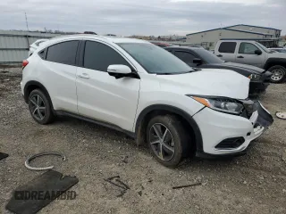 2022 Honda HR-V EX with VIN 3CZRU6H55NM767422, listed as a Copart auction lot 42585925 with 12,761 mi miles and Salvage Title. Bid and sale history available at carsss.com. Image 4.