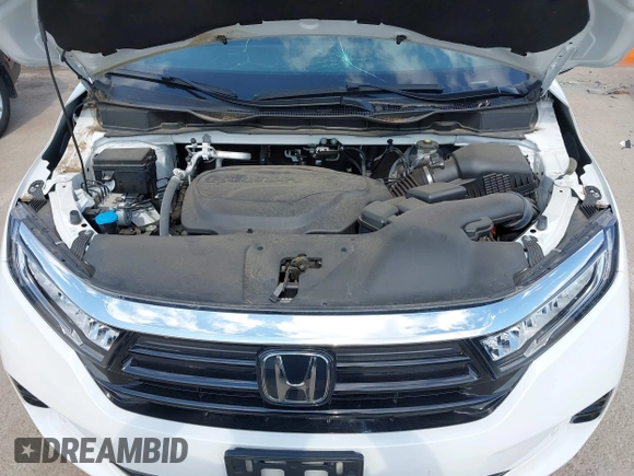2023 Honda Odyssey Touring with VIN 5FNRL6H8XPB038875, listed as a IAAI auction lot 42441076 with 13,947 mi miles and . Bid and sale history available at DreamBid. Image 10.