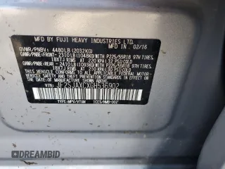 2016 Subaru Forester Touring с VIN JF2SJAXCXGH536902, выставлен на аукционе Copart как лот 61580185 с пробегом 73 740 миль миль и Списание • Salvage title. История ставок и продаж доступна на DreamBid. Изображение 13.