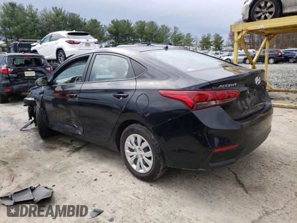 2020 Hyundai Accent SE with VIN 3KPC24A6XLE098919, listed as a Copart auction lot 47645223 with 9,517 mi miles. Bid and sale history available at carsss.com. Image 2.