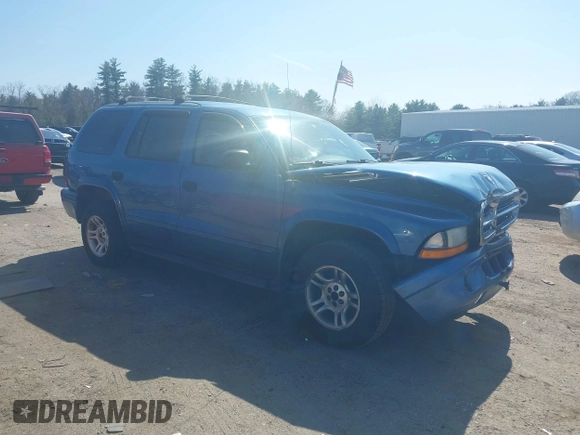 2003 Dodge Durango SLT with VIN 1D4HS48Z63F627801, listed as a IAAI auction lot 42097518 with 179,307 mi miles and . Bid and sale history available at DreamBid. Image 1.